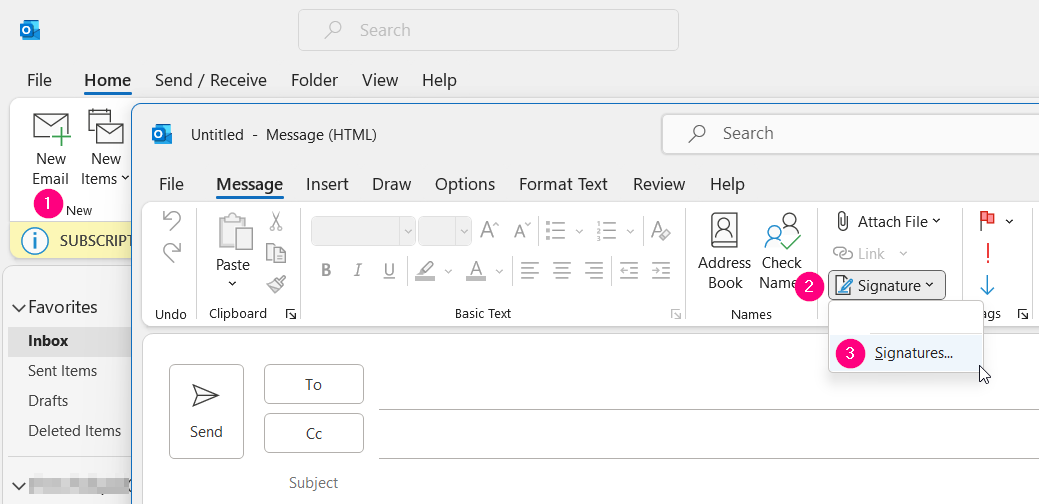 MicrosoftOutlook365-CreateSignature